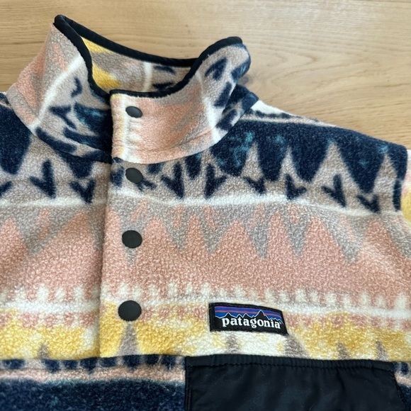 Patagonia Fleece Synchilla Snap-T Pullover Fleece Bandicoot Marrow Grey Small - Picture 4 of 8